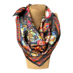 MAXO - Pañuelo de Seda de Sarga Mujer 70x70 MAXÓ Cristi