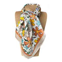 MAXO - Pañuelo de Seda de Sarga Mujer 70x70 MAXÓ Evelyn