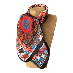 MAXO - Pañuelo de Seda de Sarga Mujer 70x70 MAXÓ Johana