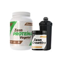 PACK PROTEINA VEGETAL CHOCOLATE 1-1KG+ CREATINA 60SV + SHAKER -