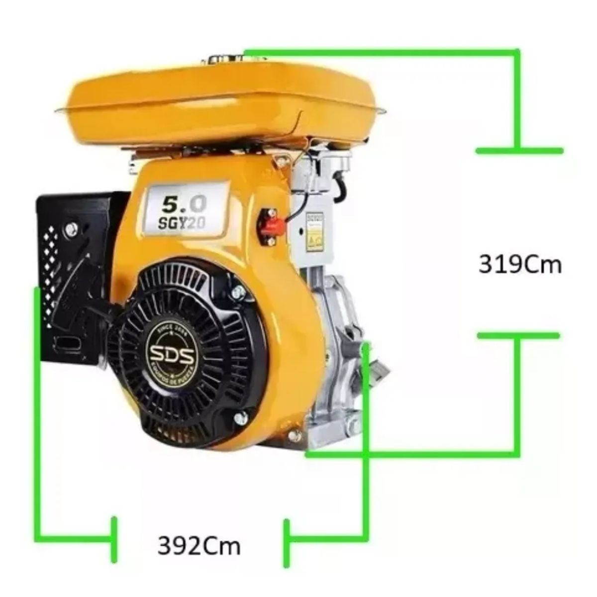 ALTERNATIVE - Motor Estacionario Bencinero 5 Hp Robin Ey20