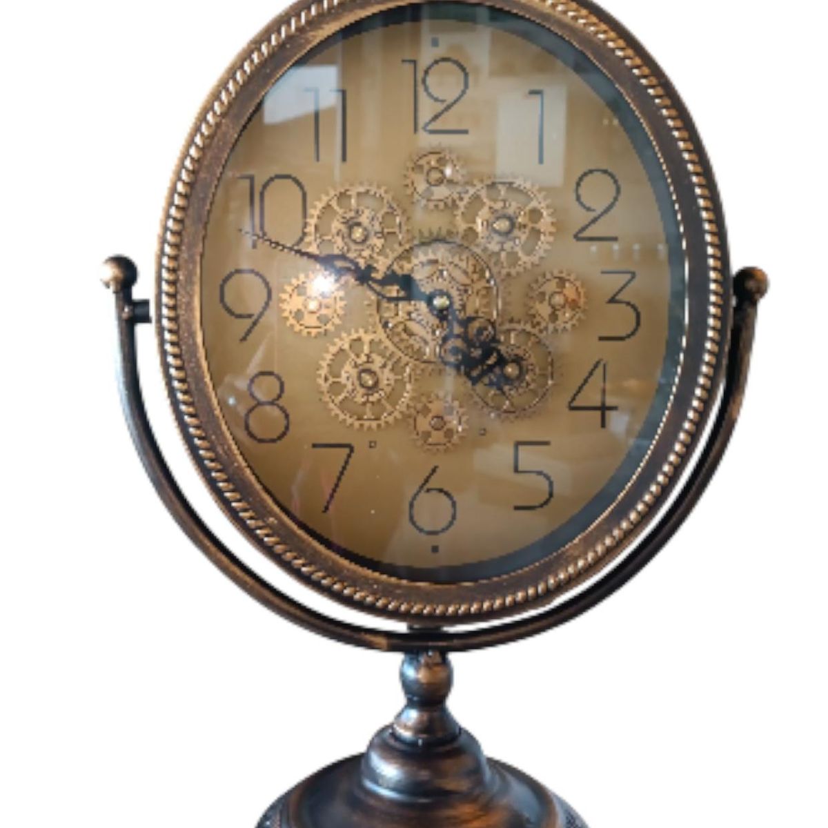 GENERICO - RELOJ DE LUJO SOBREPONER VINTAGE METAL ENGRANAJE EN MOVIMIENTO