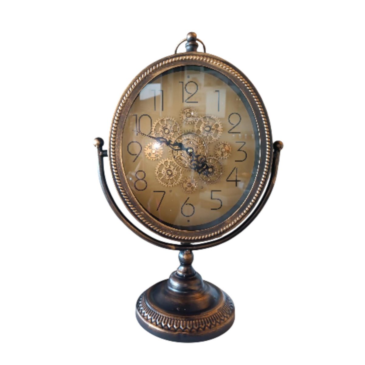 GENERICO - RELOJ DE LUJO SOBREPONER VINTAGE METAL ENGRANAJE EN MOVIMIENTO