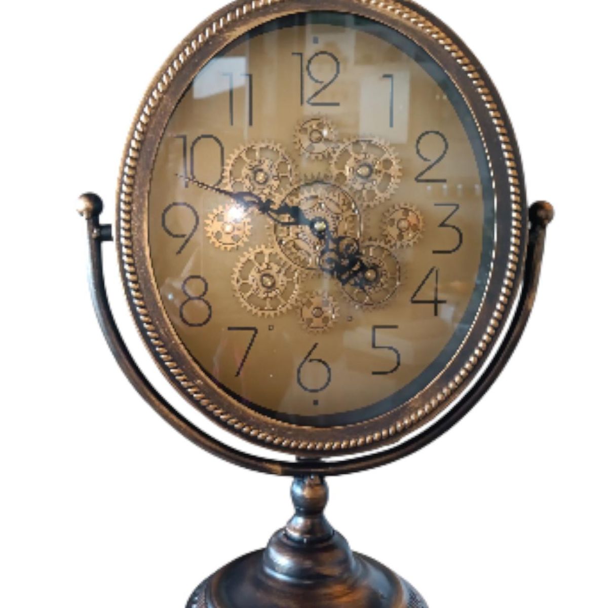 GENERICO - RELOJ DE LUJO SOBREPONER VINTAGE METAL ENGRANAJE EN MOVIMIENTO