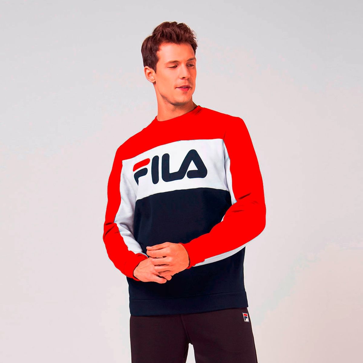 FILA - Poleron Hombre Logo