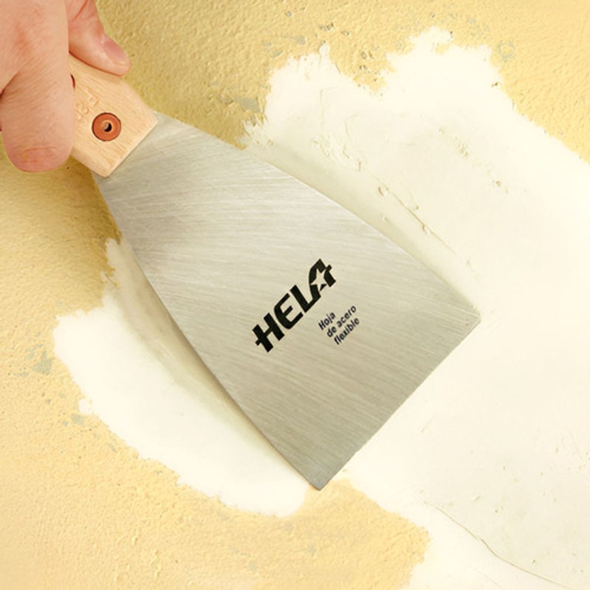 HELA - Espátula Marca Hela Lisa Ancho 140 Mm Grande