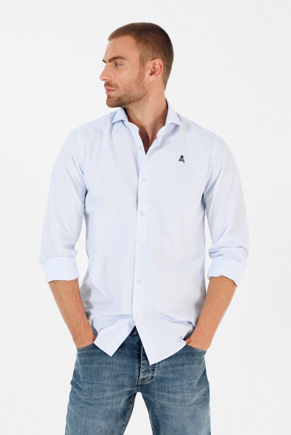 SCALPERS - Camisa Manga Larga Hombre Scalpers
