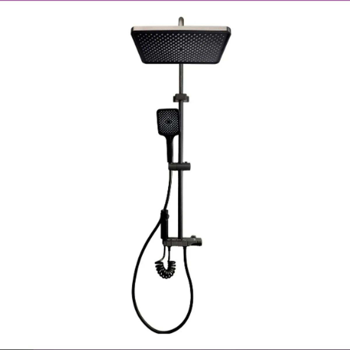 GENERICO - Ducha Columna Moderna De Lujo Botones 4 Funciones