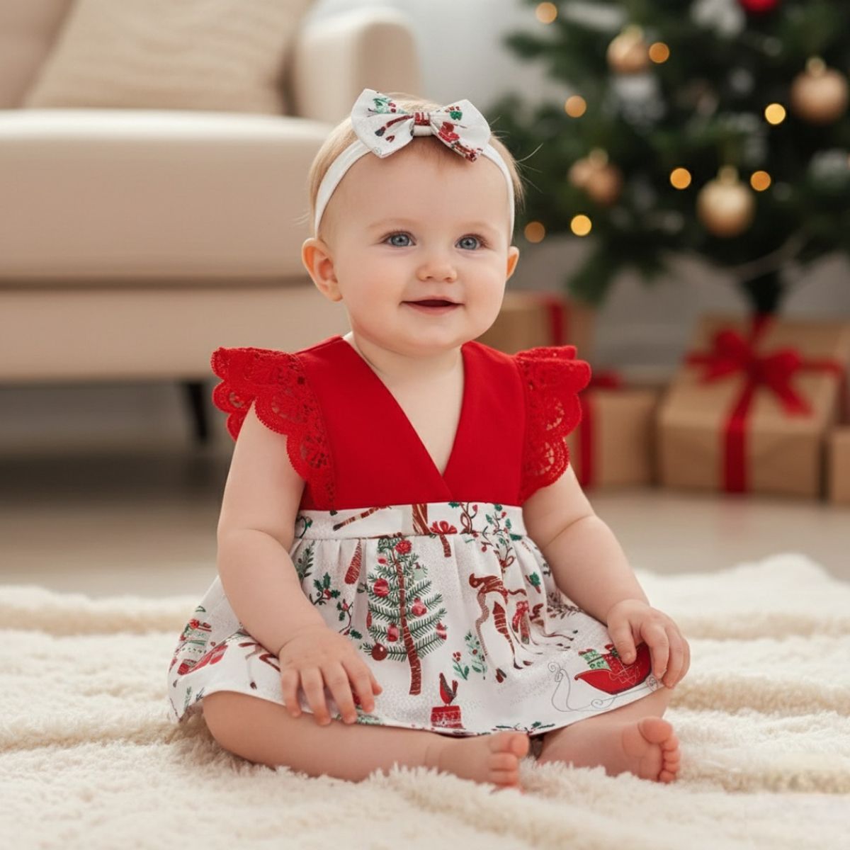JUMP KIDS - Vestido con cintillo Bebé niña