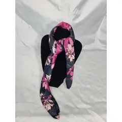 EL ESPACIO DE TOMMY - Pañuelo cuello Satín piel de ángel hojas