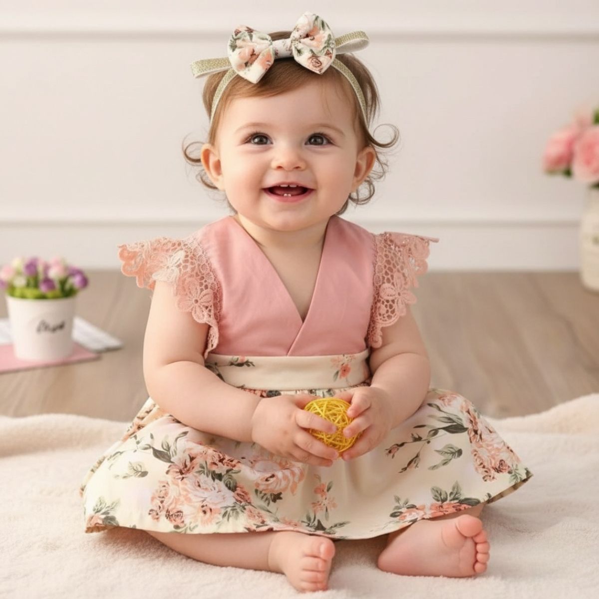 JUMP KIDS - Vestido con cintillo Bebé niña