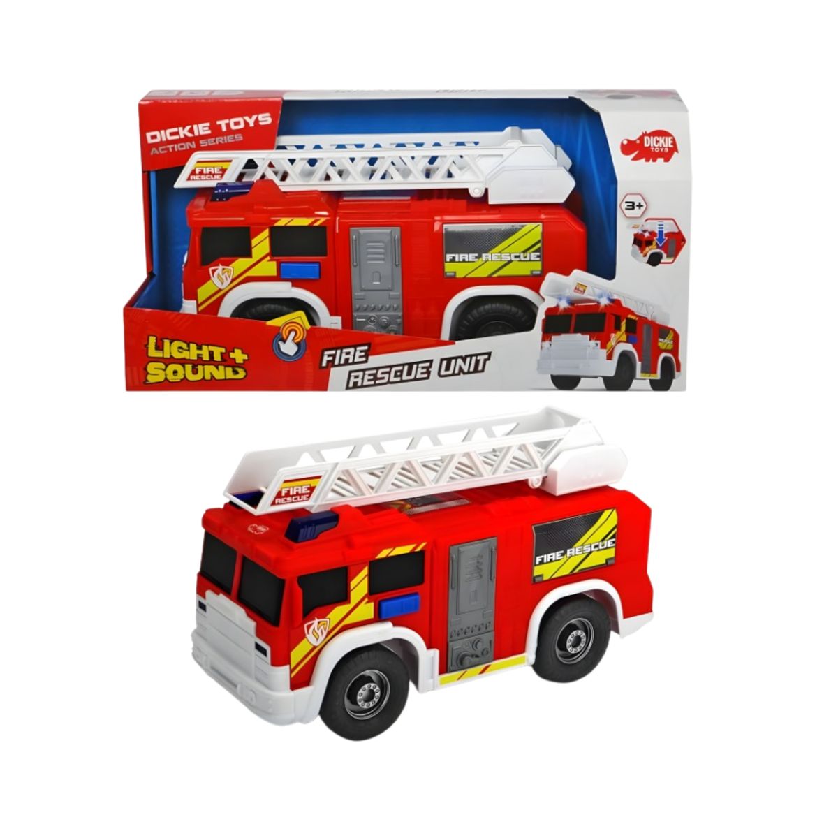 GENERICO - Camión Bombero Fire Truck Juguete Fire Truck Roj