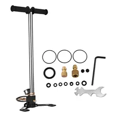 GENERICO - Bombin Rifle Pcp 6000 Psi 3 Etapas Pistón Negro