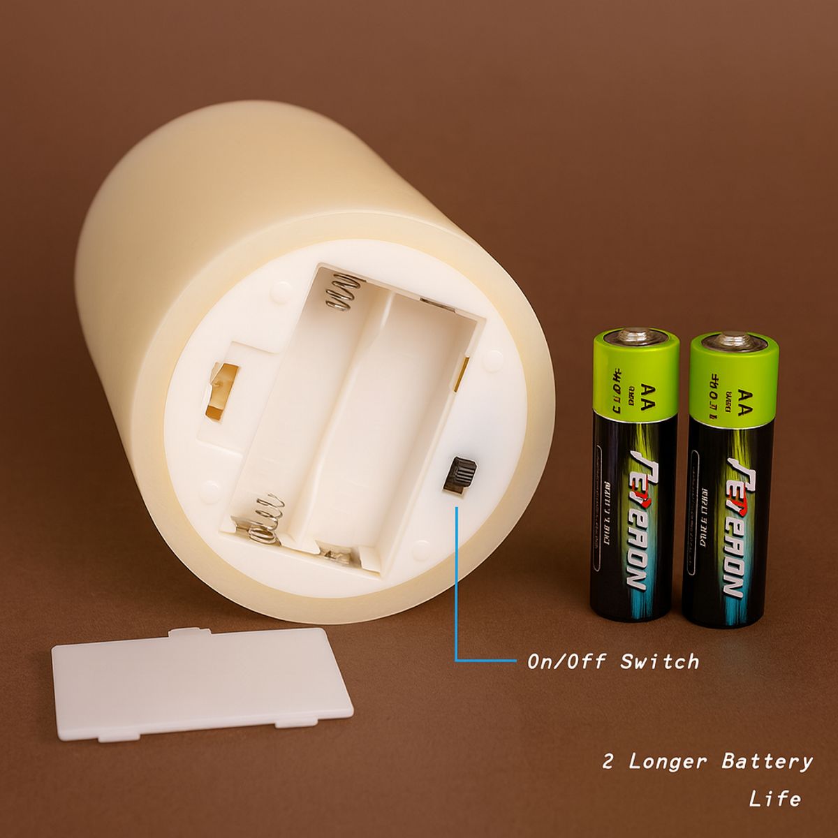 MOVI - Set 3 Velas LED Decorativas con Control Remoto