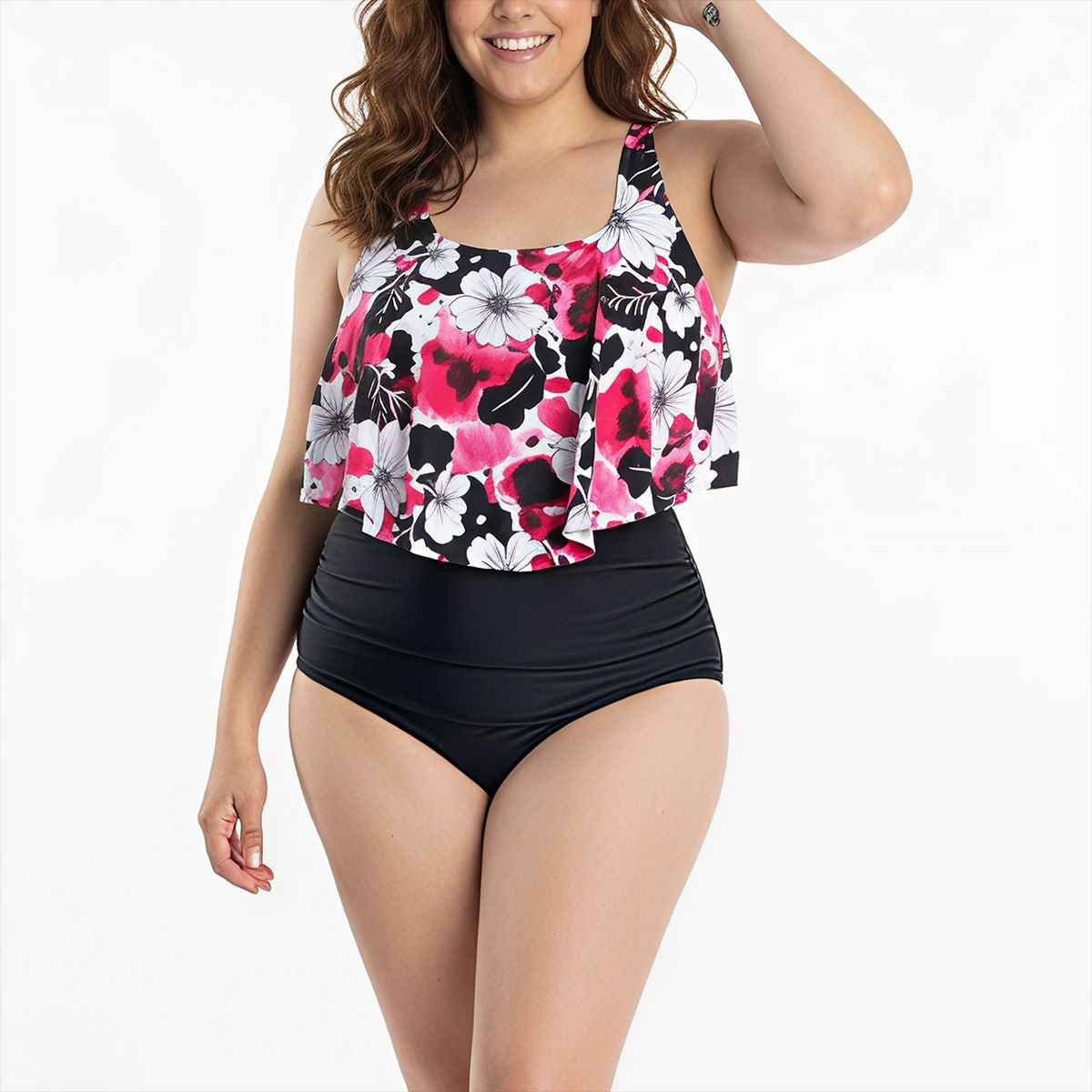 HIPSY SWIMWEAR - Bikini tiro alto Mujer Valhalla floral Hipsy