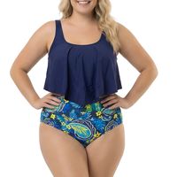 Bikini tiro alto Mujer valhalla azul Hipsy