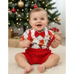 JUMP KIDS - Conjunto 4 pzas Navideño para Bebés y Niños