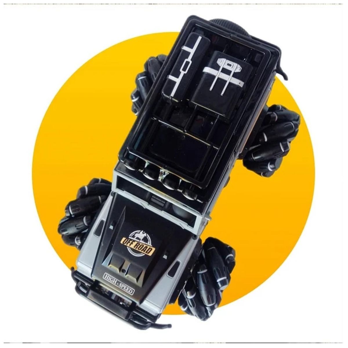 GENERICO - Juguete Camioneta Policia A Control Remoto 4x4 Escala 112