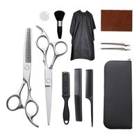 12 Set Tijera Cortar Pelo Entresacadora Cabello Peluquería