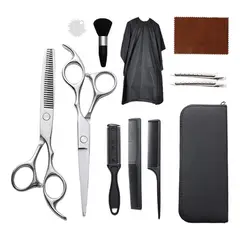 EVERSO - 12 Set Tijera Cortar Pelo Entresacadora Cabello Peluquería