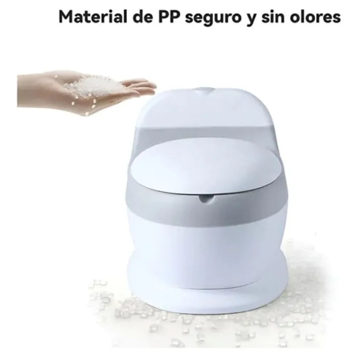 GENERICO - Pelela Inodoro Bacinica Con Sonido Baño Portátil Para Niños Lisa Blanco
