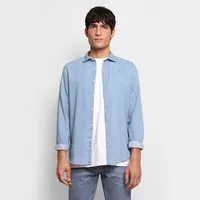 Camisa Denim Hombre