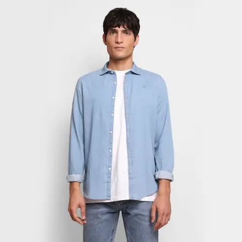 SCALPERS - Camisa Denim Hombre