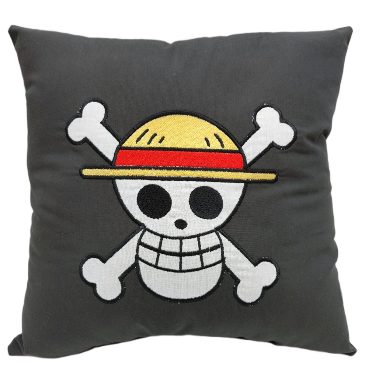 GENERICO - Cojín Bordado Bandera Pirata  One Piece