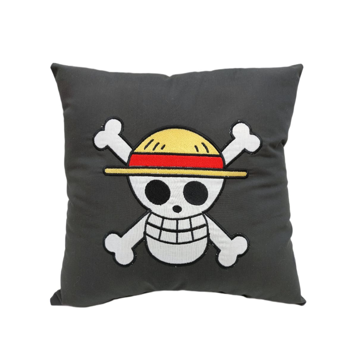 GENERICO - Cojín Bordado Bandera Pirata  One Piece