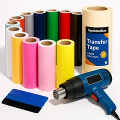 CREA PRINT - Kit Inicial para instalacion de Grafica Vinil Pistola De Calor Papel Transfer