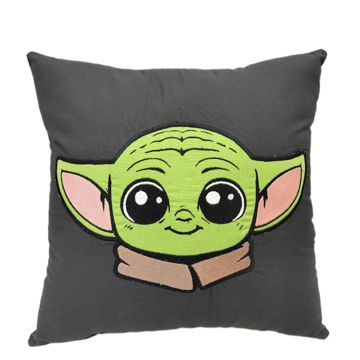 GENERICO - Cojín Bordado Expósito Verde Kawaii Inspirado Saga Galáctica