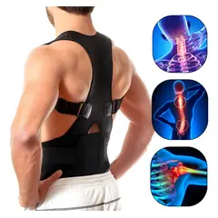 GENERICO - Faja Hombre Lumbar Trabajo Correcion Postura Espalda Pesado