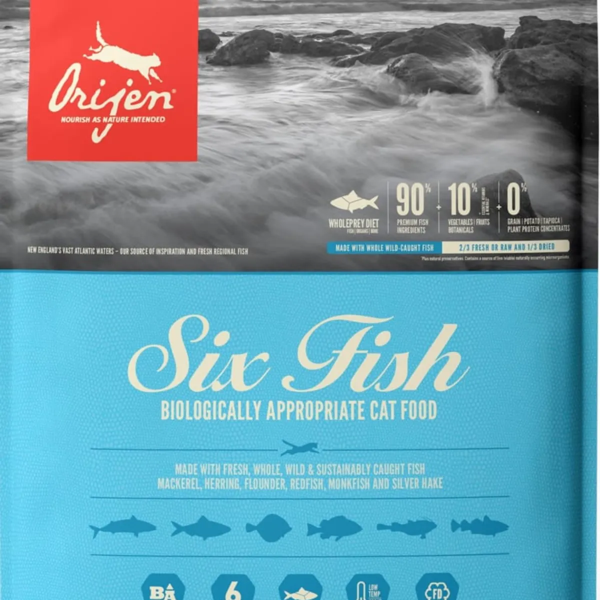 ORIJEN - Orijen Six Fish Gato 5,4 Kg.