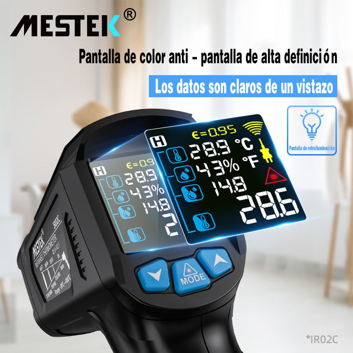 GENERAL - Termómetro Infrarrojo De Alta Precisión Actualizadoir03b