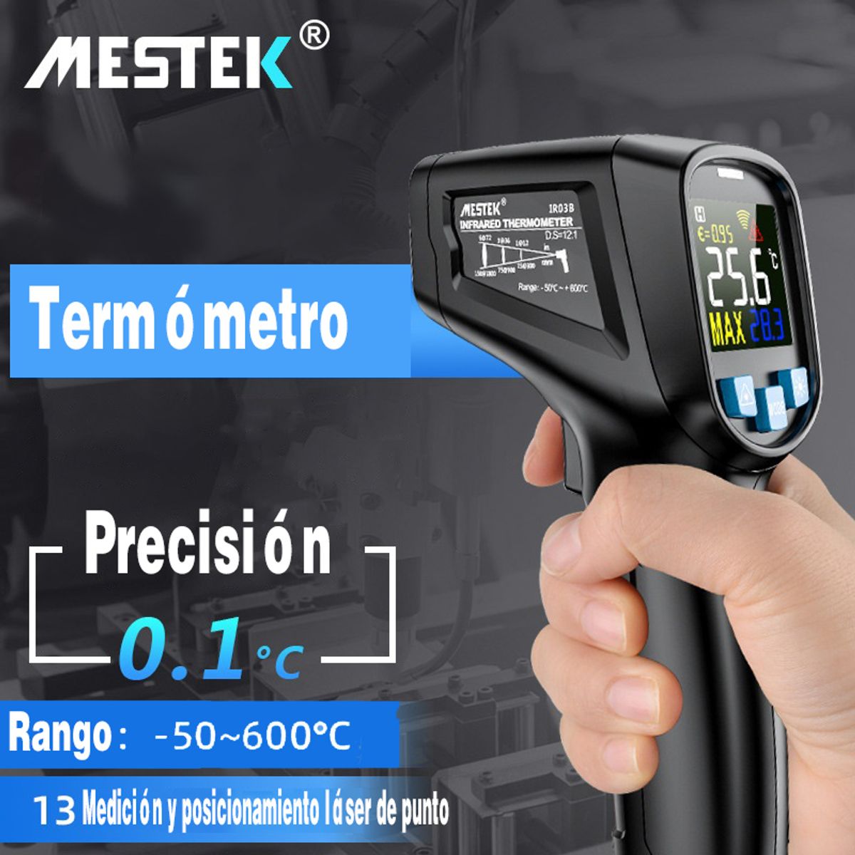GENERAL - Termómetro Infrarrojo De Alta Precisión Actualizadoir03b