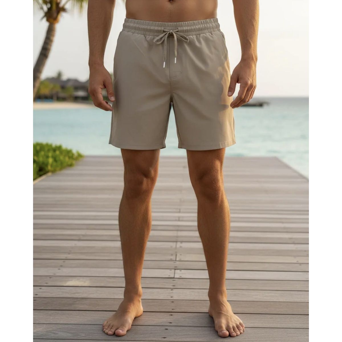 BLUE MOUNTAIN - shorts Hombre Deportivo Secado Rápido + Spandex