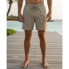 BLUE MOUNTAIN - Shorts Hombre Deportivo Secado Rápido + Spandex