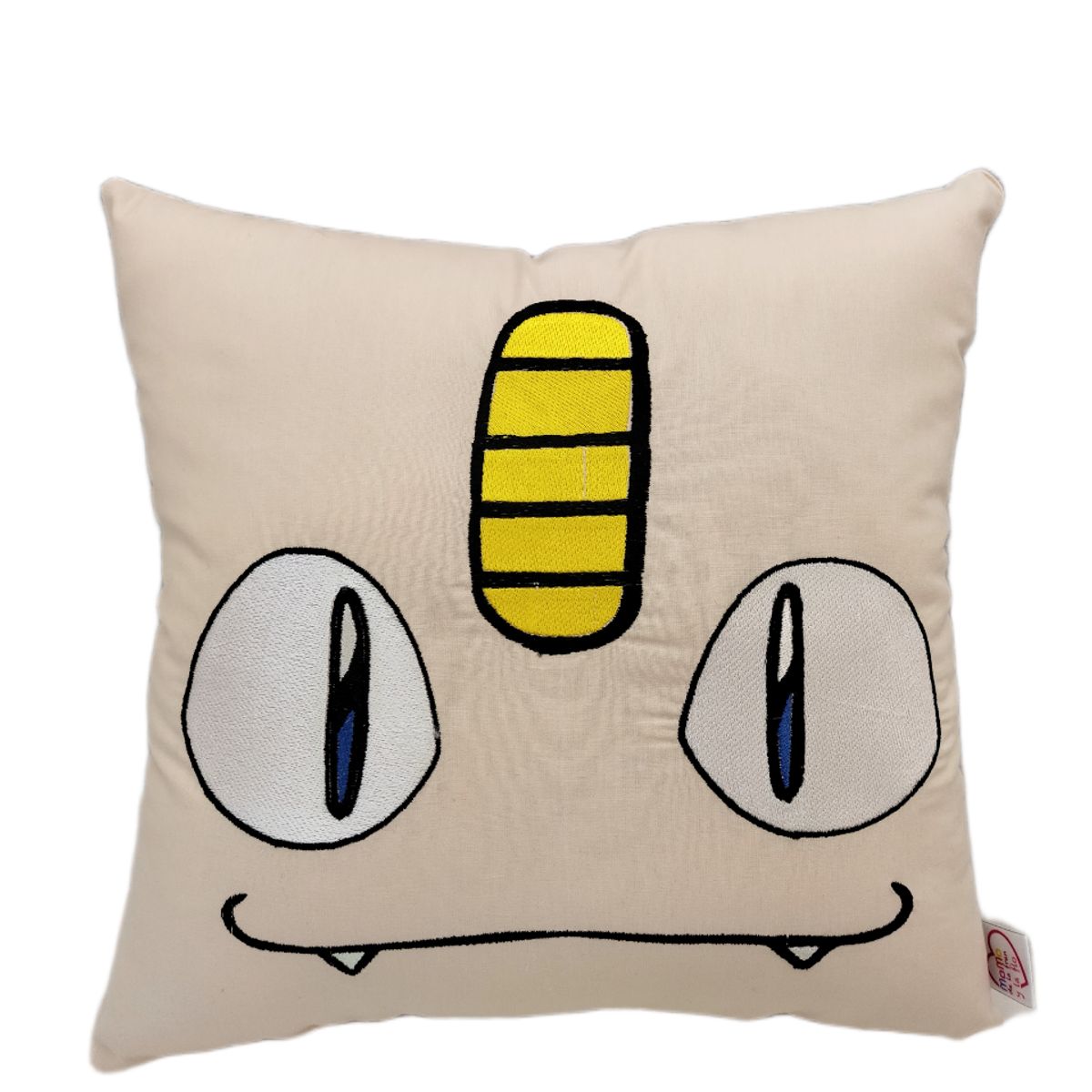 GENERICO - Cojín Bordado Gato Amuleto  Meowth