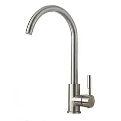 GENERICO - Grifo Monomando Llave Lavaplatos Lavaloza Acero Inoxidable