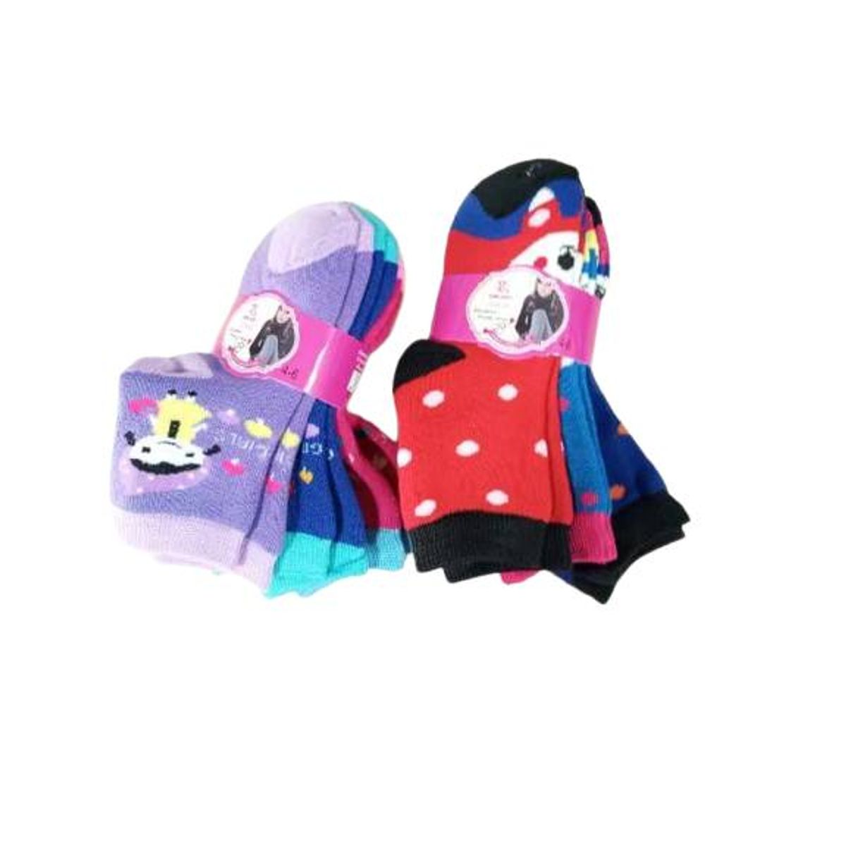 GENERICO - Pack 6 pares de calcetines invierno para niños 4 años a 6 años