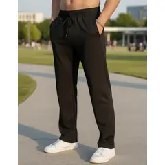 BLUE MOUNTAIN - Pantalón Buzo Hombre Recto 100% Algodon