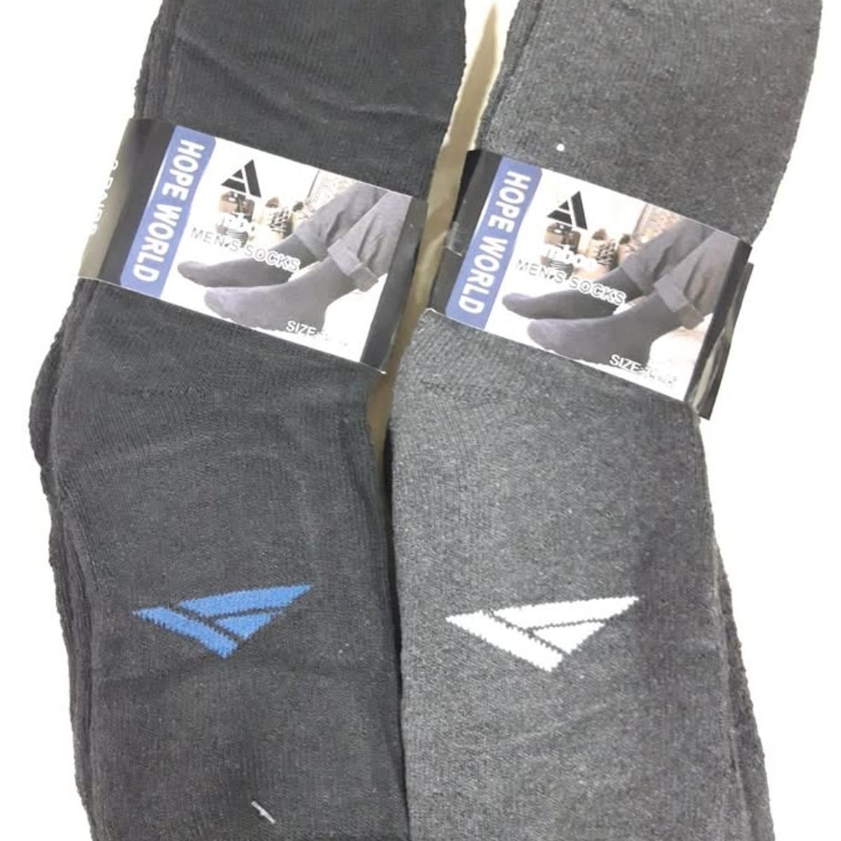 GENERICO - Pack 4 pares calcetines invierno con toalla hombre talla 39 a 45