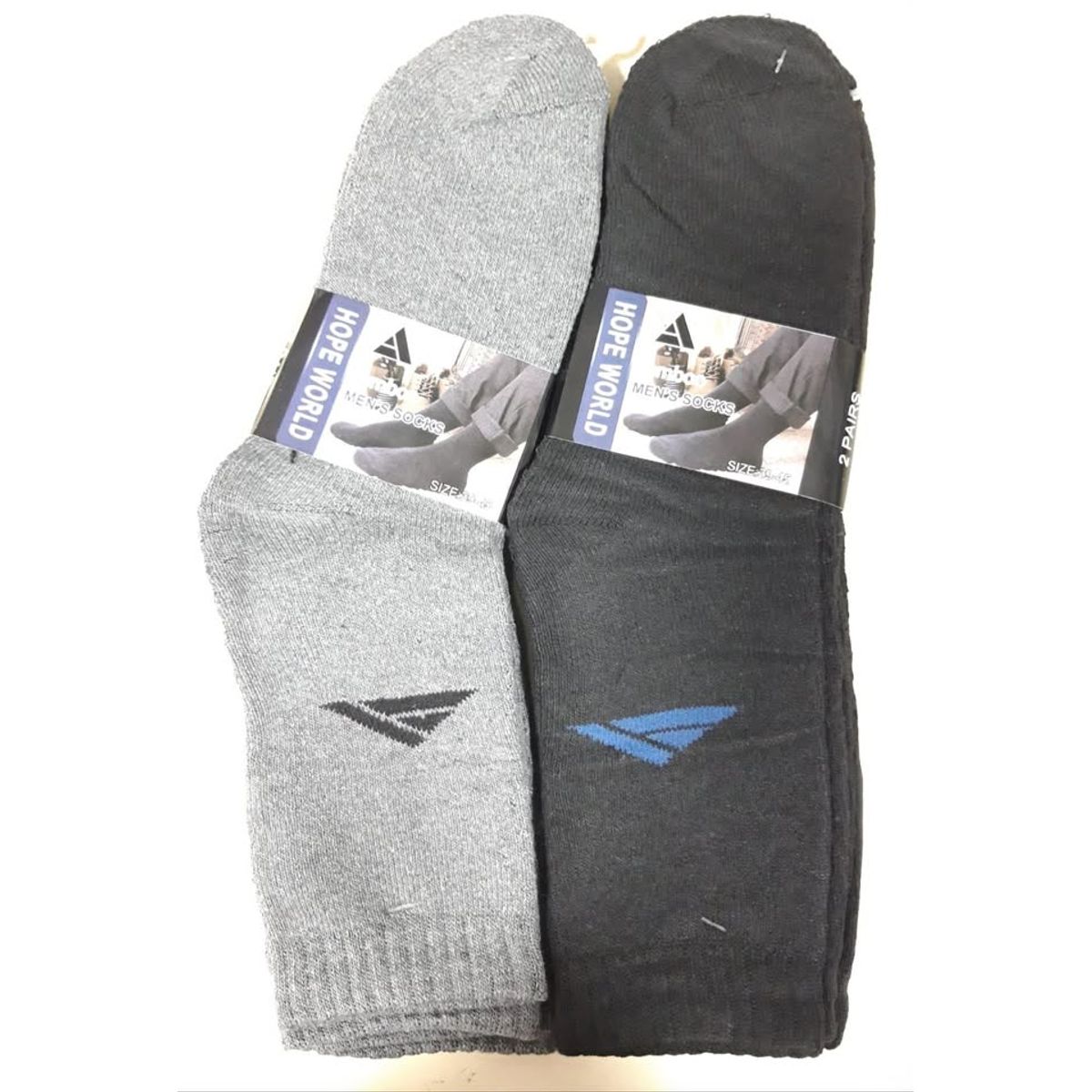 GENERICO - Pack 4 pares calcetines invierno con toalla hombre talla 39 a 45