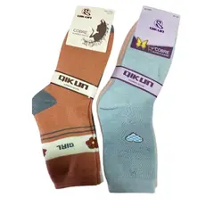 GENERICO - Pack 4 pares calcetines invierno con toalla mujer