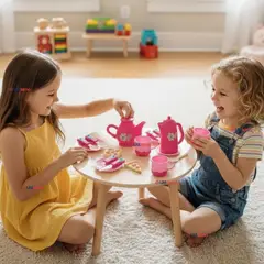 UTILISIMO - Juguete Juego De Té Niña 15 Piezas Beautiful flowers