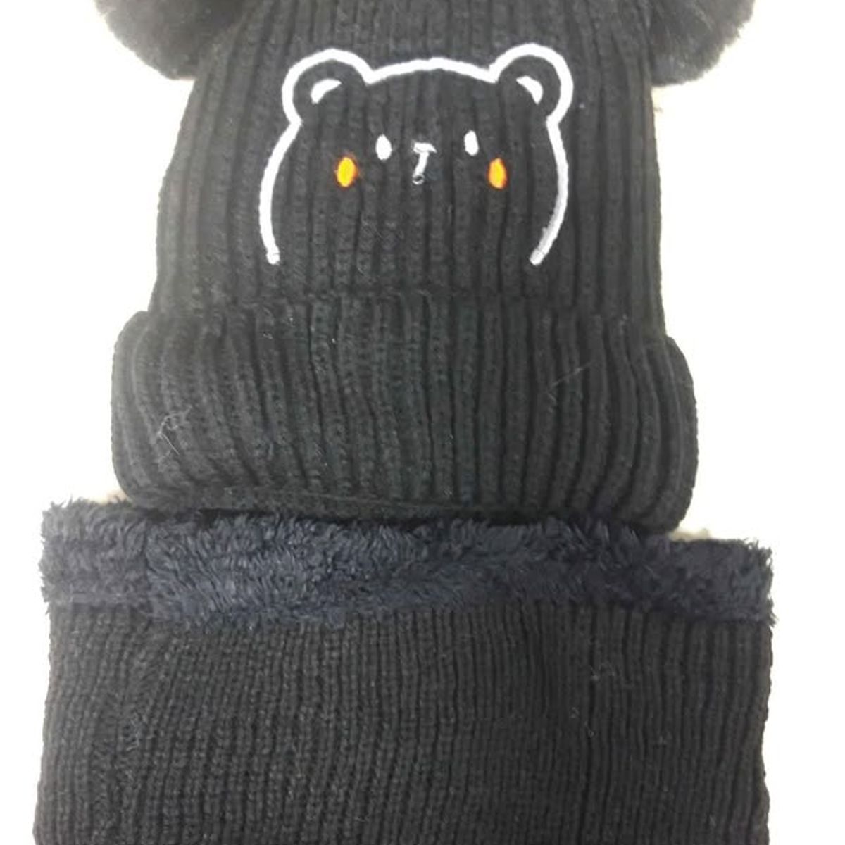 GENERICO - Set gorro y bufanda para niños 2 años a 5 años