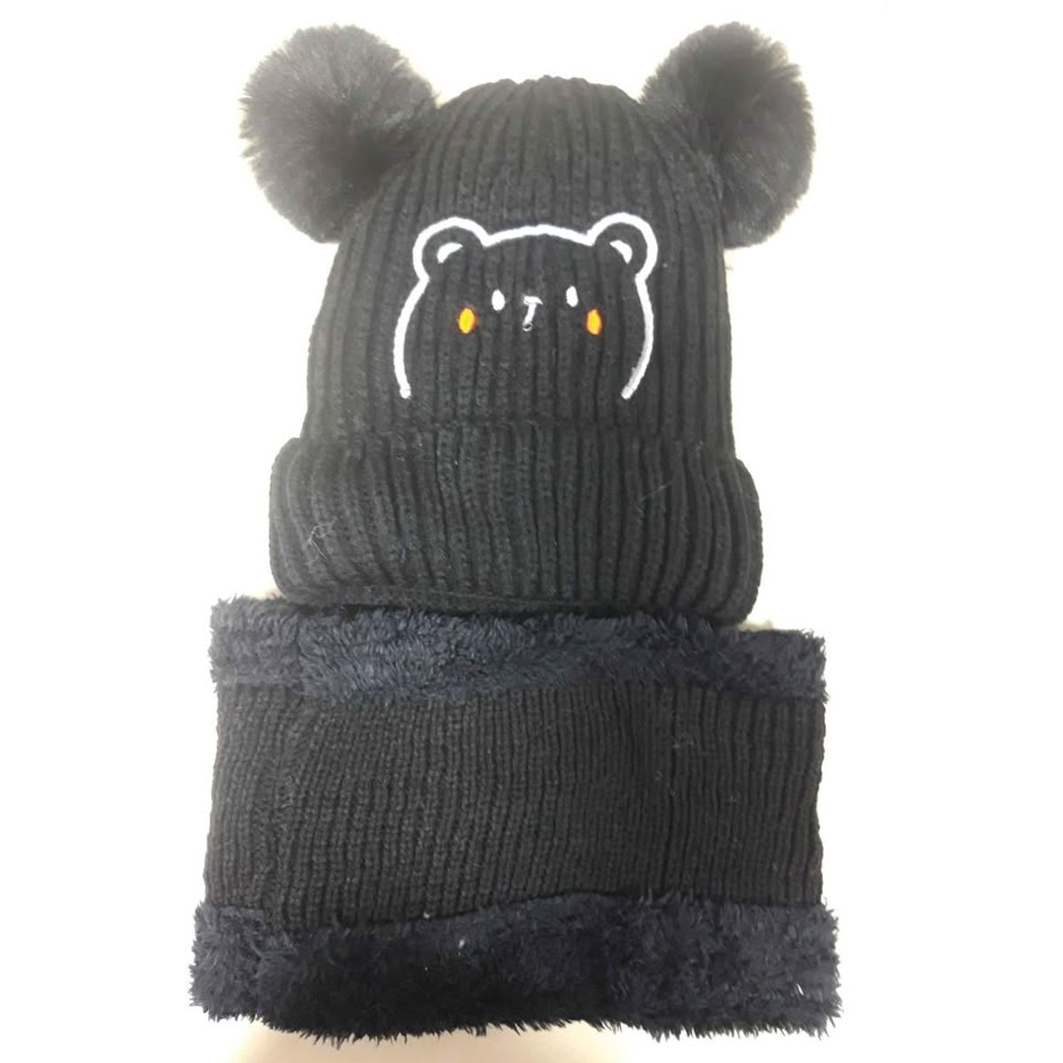 GENERICO - Set gorro y bufanda para niños 2 años a 5 años