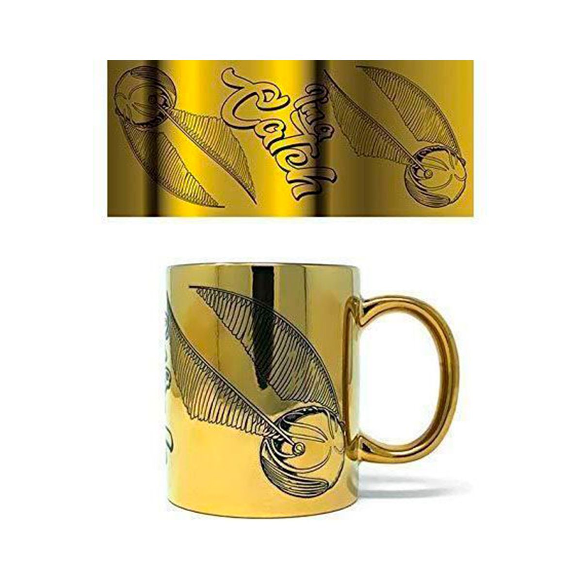 GENERICO - Tazón Dorado Snitch  Harry Potter