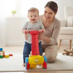 HUANGER - Andador Musical Bebé Niña Niño Juguete Interactivo Popper Walker Caminador