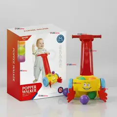 HUANGER - Andador Musical Bebé Niña Niño Juguete Interactivo Popper Walker Caminador